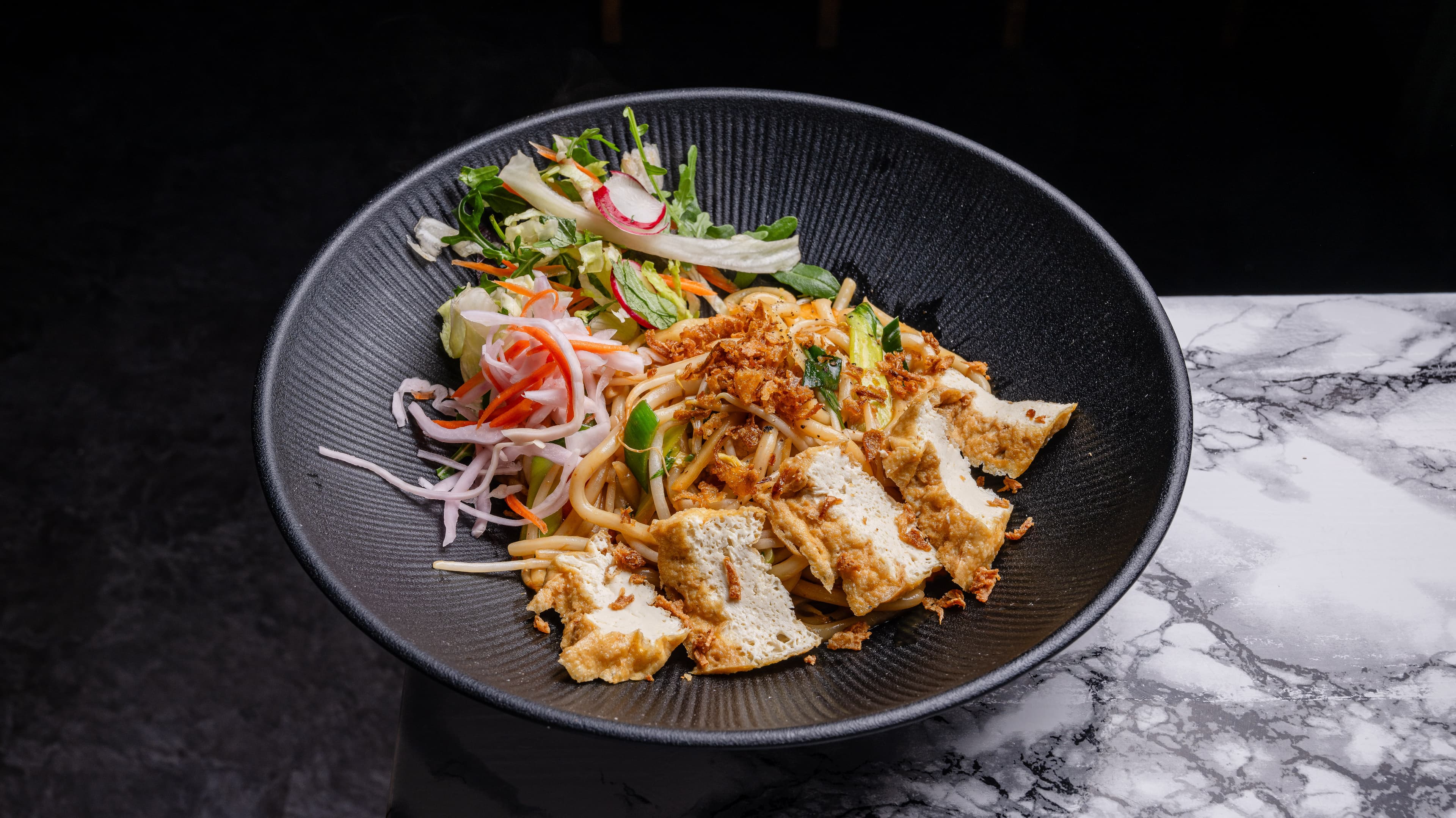 Fried Udon - Gebratene Udon-Nudeln